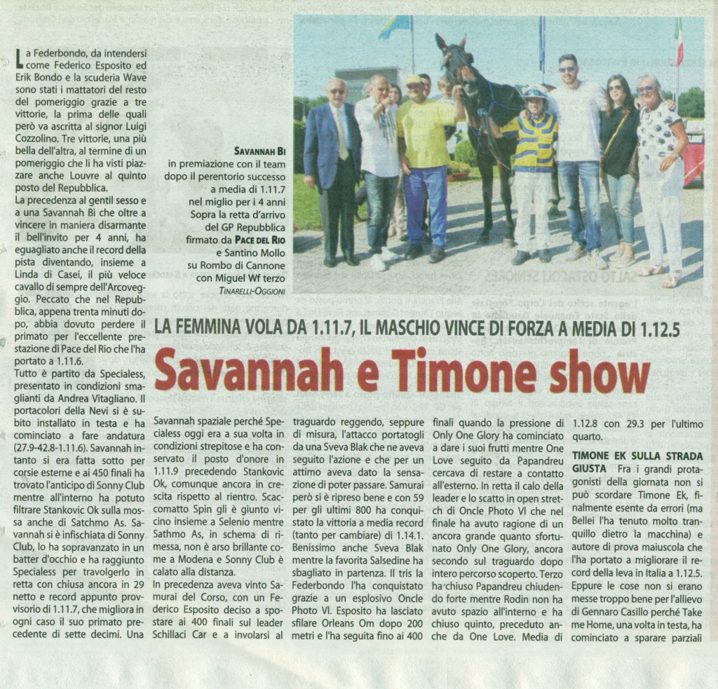 Savannah e Timone show